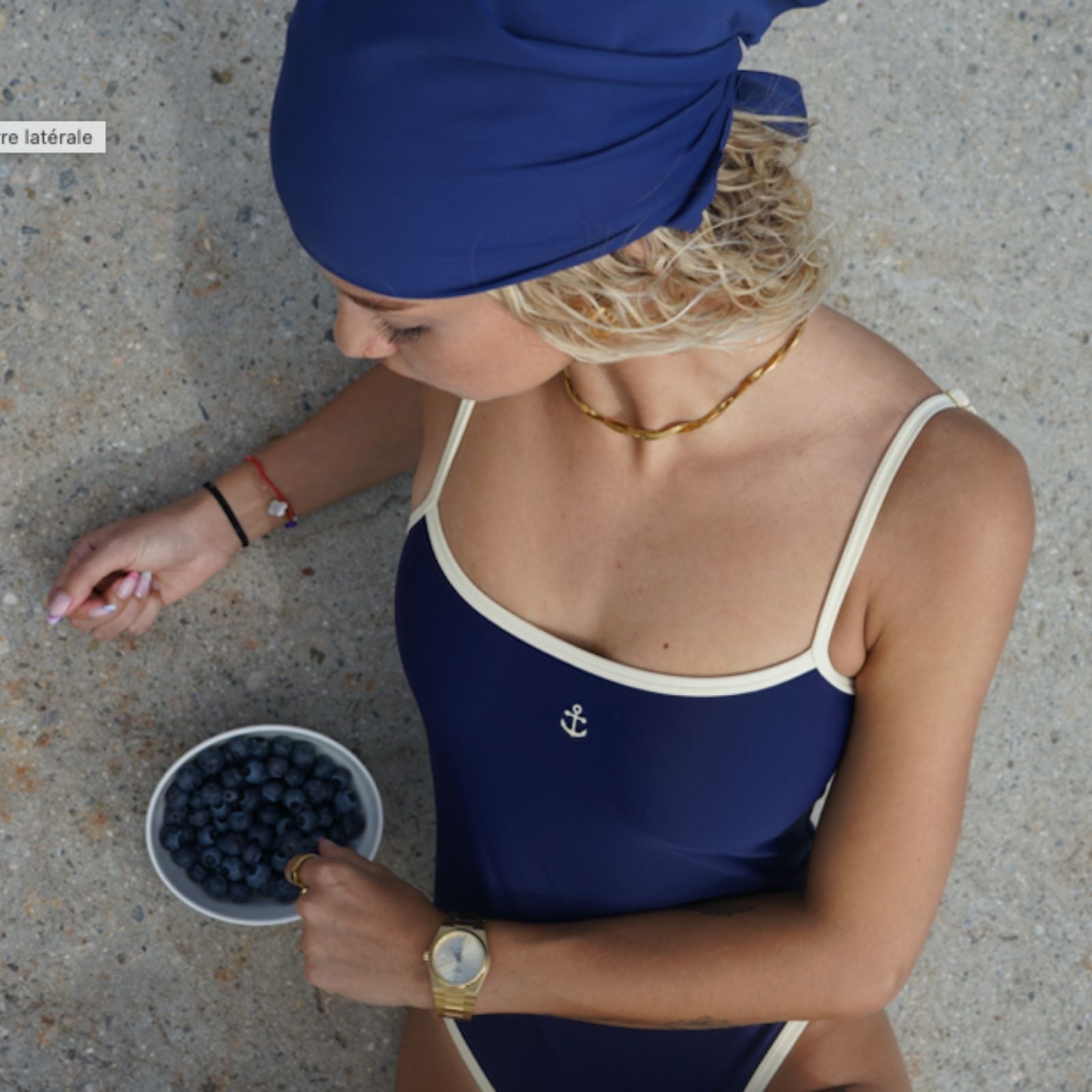 Foulard SANTORINI Navy
